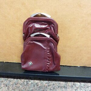 Roger Gimbel Rare Vintage Genuine Leather Cigarette Coin Purse Clutch Brown